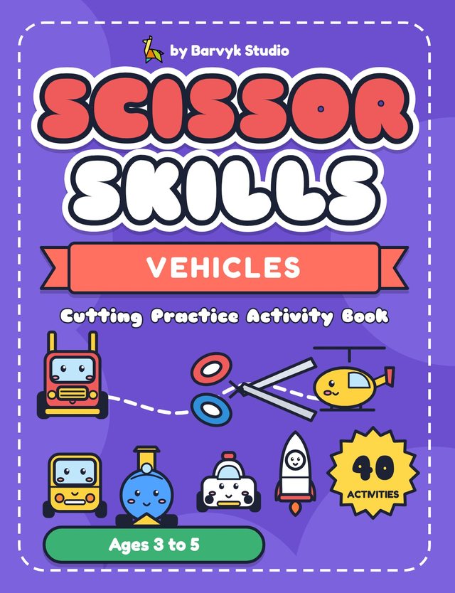 Scissor Skills Vehicles cover