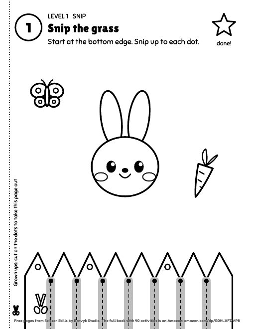 Free cutting practice page 1