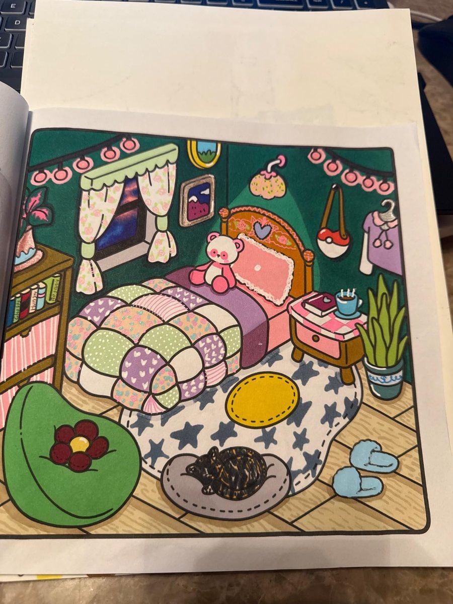 A colored room
